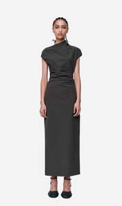 Wynn Hamlyn | Rita Maxi Dress - Charcoal