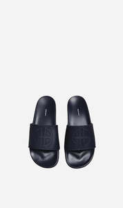 Anine Bing Footwear: Anine Bing | Isla Slides - Marine Blue