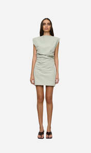 Green: One Of Others | Palvin Mini Dress - Sage