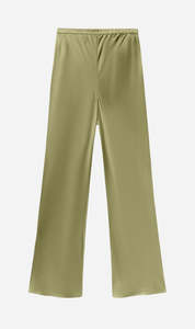 Silk Laundry | Bias Cut Pants - Sage