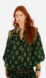 Green: Farm Rio | Blouse - Tayla Green