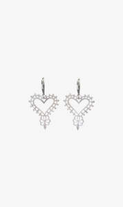 Zoe & Morgan | Gypsy Heart Earring Silver