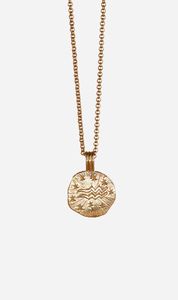 Womens Jewellery: Zoe & Morgan | Sun In Aquarius Necklace - Gold