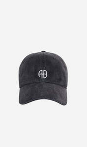 Anine Bing | Jeremy Baseball Cap - Washed Smoke Grey