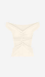 Summer Whites: Dominique Healy | Niveah Tee - Vanilla