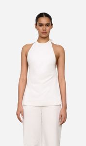 Summer Whites: One of Others | August Halter Top - White