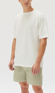 Summer Whites: Assembly Label | Knox Organic Oversized Tee - Antique White
