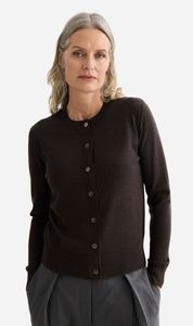 Laing | Sylvia Merino Cardigan - Espresso