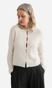 Laing | Alpaca Cropped Cardigan - Ivory
