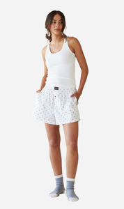 Dear Dylan: Dear Dylan | Polka Dot Boxer Short - Blanc/Umber