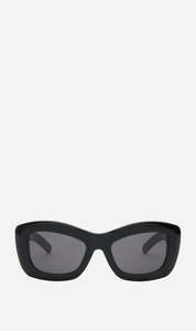 Flatlist | Inez - Solid Black / Solid Black Lens