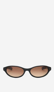Flatlist | Olympia - Solid Black / Brown Gradient Lens