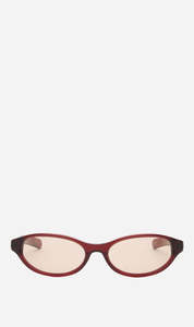 Flatlist | Olympia - Crystal Burgundy / Solid Peach Lens