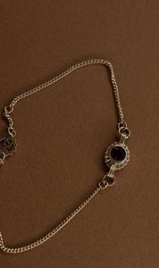 The Gift Guide: Zoe & Morgan | Odette Bracelet - Gold/Round Garnet