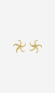 Zoe & Morgan | Starfish Studs - Gold