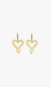 Zoe & Morgan | Gypsy Heart Earring - Gold