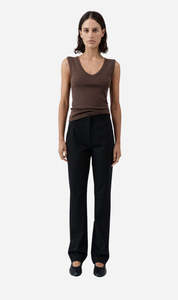 St Agni | Organic Cotton 90s Top - Fudge