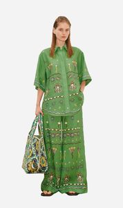 Green: Alemais | Sun Dancer Shirt - Multi