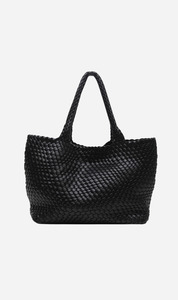 La Tribe | Woven Tote Bag - Black