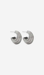 Womens Jewellery: Zoe & Morgan | Rae Hoops - Silver