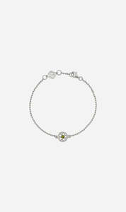 Womens Jewellery: Zoe & Morgan | Manuka Bracelet - Silver/Chrome Diopside