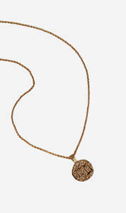 Womens Jewellery: Zoe & Morgan | Sun In Virgo Necklace - Gold
