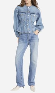 Frame Denim: Frame Denim | The Nipped Collarless Jacket - Umbria