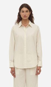 Assembly Label | Marina Stripe Fitted Shirt - White/Grey