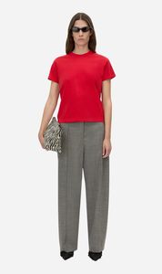 Sale Tops: Camilla and Marc | Rosa Monogram Neat Fit Tee - Poppy Red