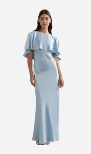 Caitlin Crisp | Blair Gown - Light Blue Satin
