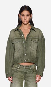 Green: Ksubi | Relax Trucker Jacket - Militant Green