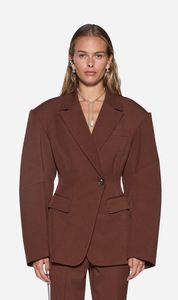 Ksubi | Dare Cinched Blazer - Chocolate