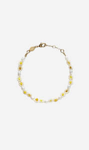 Anni Lu | Daisy Flower Bracelet - Gold