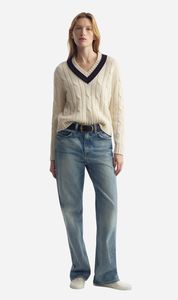 Summer Whites: Nili Lotan | Fabiana Sweater - Ivory