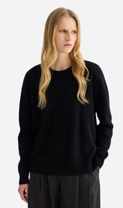 Laing | Cashmere Oversized Crewneck - Black