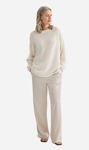 Laing: Laing | Alpaca Sweater With Tie - Ivory