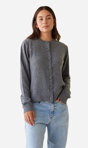 Dear Dylan: Dear Dylan | Cashmere Cardigan - Ash Marle