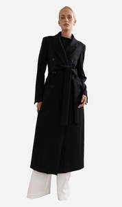 Caitlin Crisp | Conrad Coat - Black