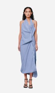 Sale Dresses 1: Wynn Hamlyn | Rowan Maxi Dress - Blue Stripe