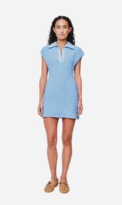 Sale Dresses 1: Wynn Hamlyn | Serena Shirred Mini Dress - Icy Blue
