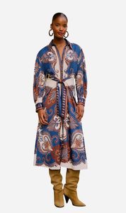 Sale Dresses 1: Farm Rio | Midi Dress - Arabesque Blue