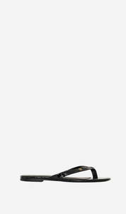 Anine Bing | Noelle Thong Sandals - Embossed Black