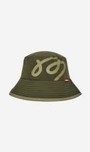 Green: Malbon | Ripstop Bucket Hat - Dark Olive