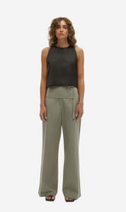 Green: One Of Others | Bea Belted Pant - Moss