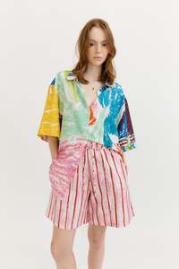 Last Ones: Gary Bigeni | Amber Shorts - Red Stripes