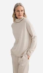 Laing: Laing | Mara Cashmere Funnel Neck - Oyster