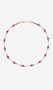 Tityaravy | Sriphala Necklace - Rubellite / Amethyst