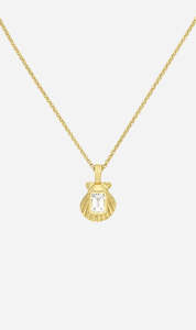 Zoe & Morgan | Cordelia Necklace - Gold White Topaz