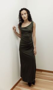 Green: Dominique Healy | Nevermind Dress Merino - Forest