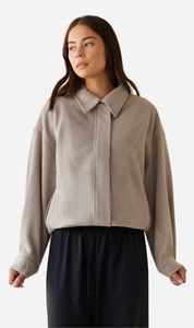 Dear Dylan | Wool Cashmere Bomber - Doe